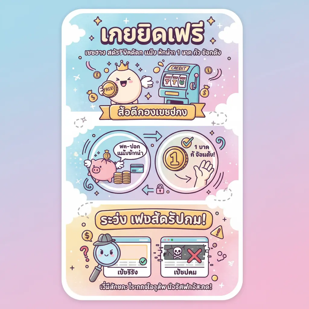 เว็บตรง สล็อต ฝากถอน ไม่มี ขั้นต่ำ 1 บาท ก็ ถอนได้ - เครดิตฟรี