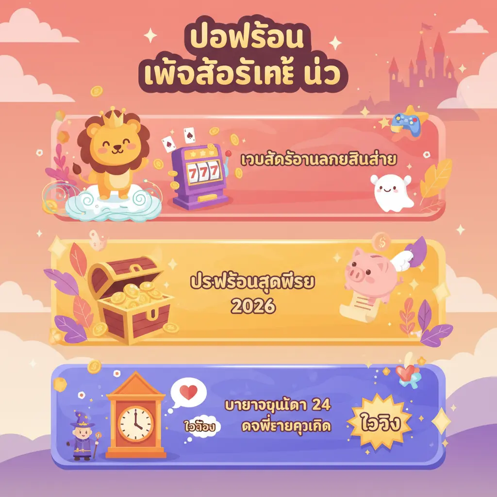 เว็บสล็อตแท้ นอก - โปรโมชั่น