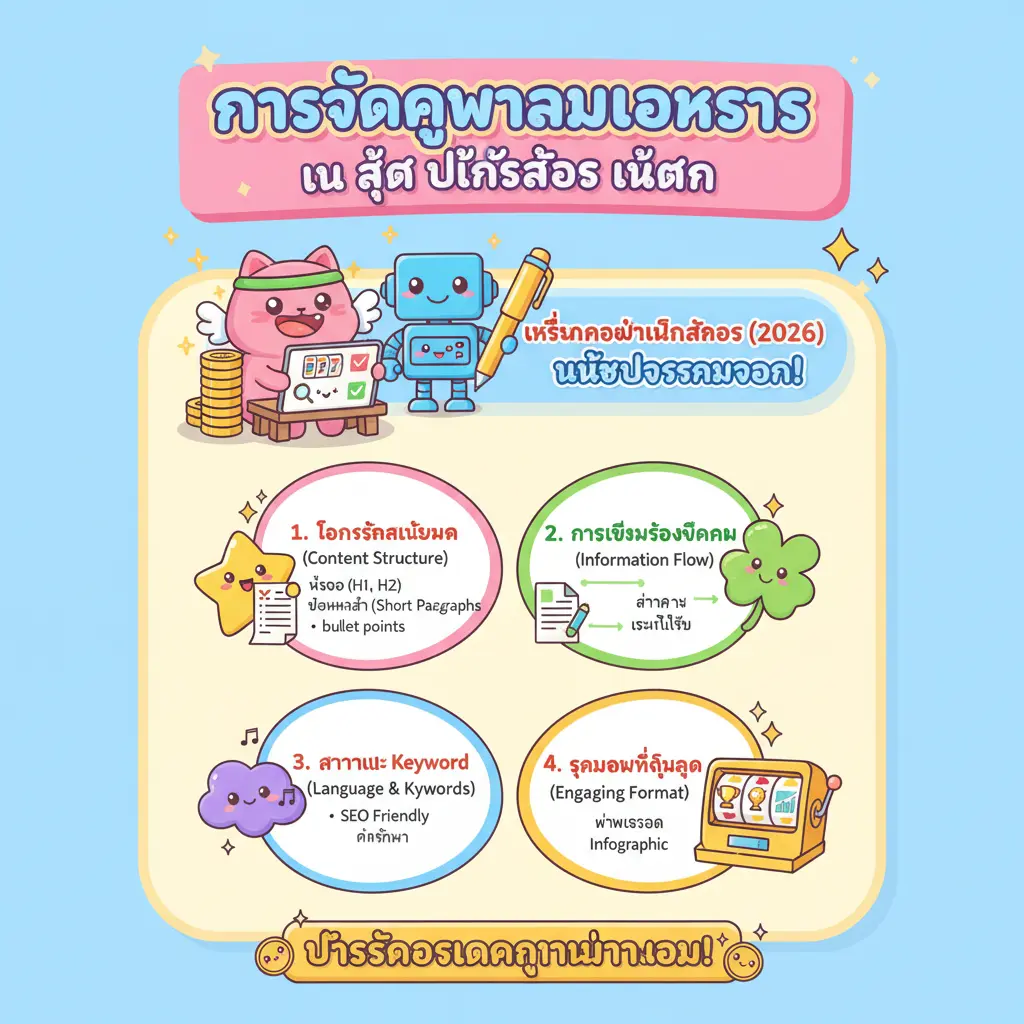 สูตร ปั่นสล็อต ให้แตก - การจัดรูปแบบเอกสาร