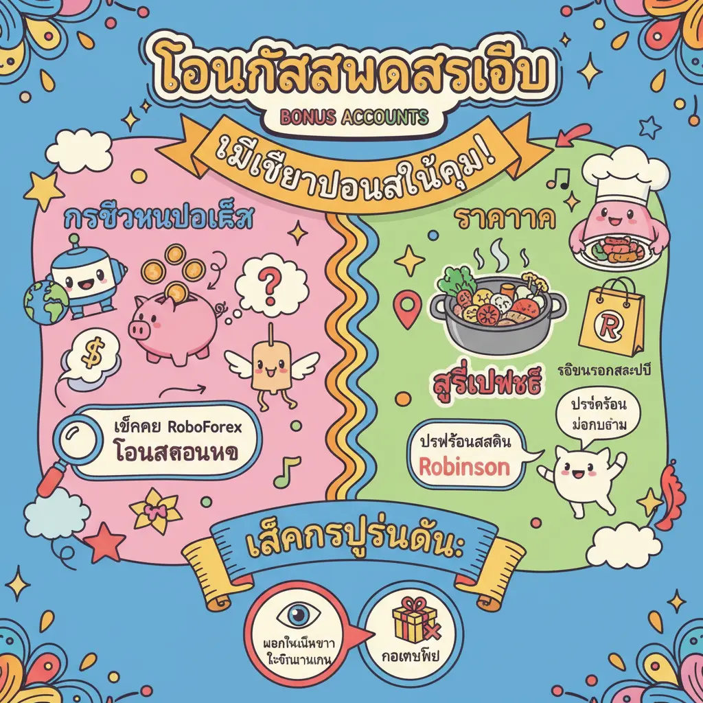 โบนัสสมัครสมาชิก - Bonus Accounts